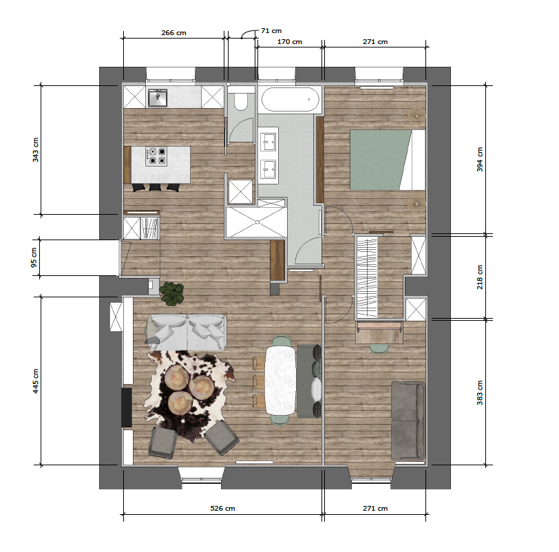 Appartement Nantais - Vue principale